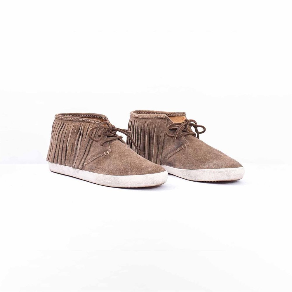 Frye Dylan Fringed Moccasin Sneakers